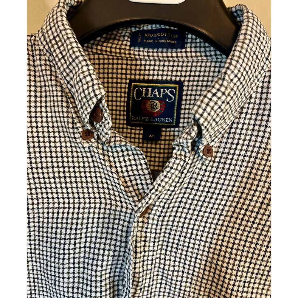 Vintage Chaps Ralph Lauren men's  plaid button-down Size M